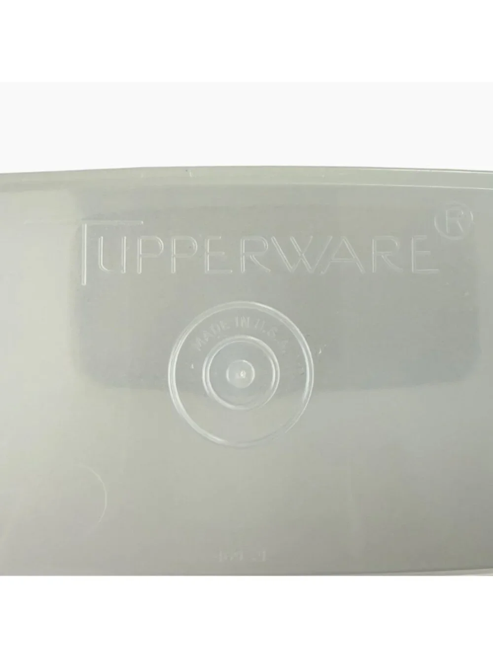 Vintage Tupperware Cereal Keeper Replacement Base ONLY Sheer Clear #469-21 2-Qt
